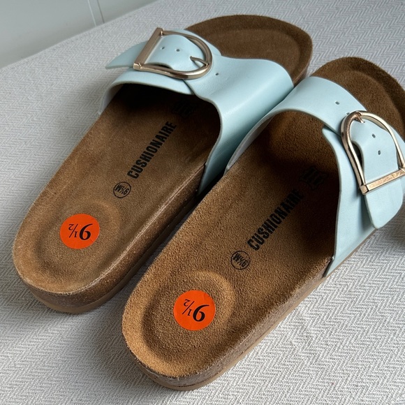 Cushionaire Shoes - Cushionaire Women's Blue Sandals